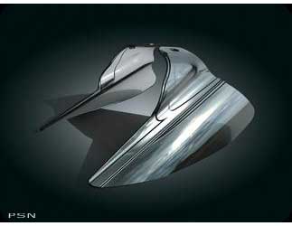 Reflective smoke saddle shields for '09 touring models