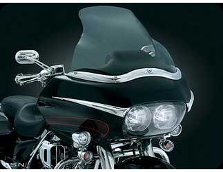 Touring windshield for road glide