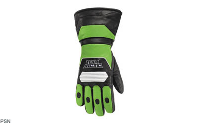 Team arctic hi-cuff leather gloves