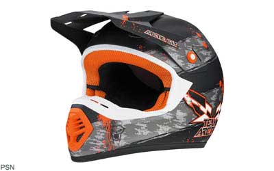 Mx team arctic flat helmet