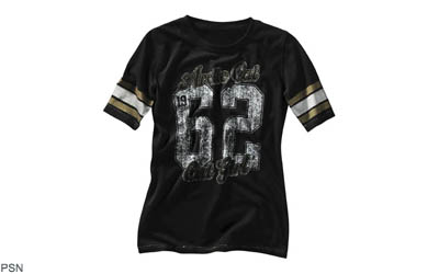 Black & gold 62 tee