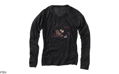 Catgirl burnout long-sleeve