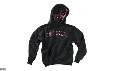 Pink leopard catgirl flannel hoodie