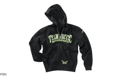 Team arctic motorsports zip hoodie