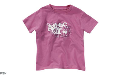 Youth hot pink arctic cat tee