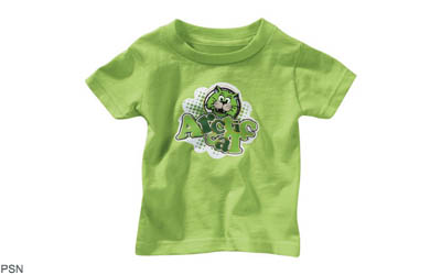 Youth key lime arctic cat tee