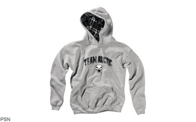 Youth team arctic flannel hoodie