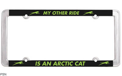 License plate frame