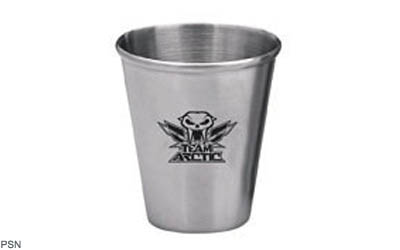 Team arctic stainless shot glass