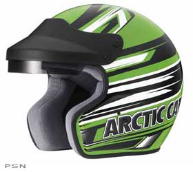 Open face helmet