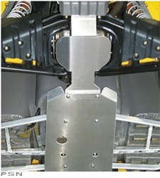 Central and front skid plate