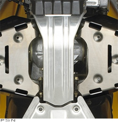 Front aluminum skid plate