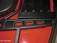 Nonskid luggage rack strips