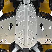 Central chassis skid plate