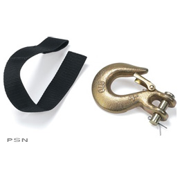 Hook with safety latch & strap kit