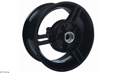 Rear rim with wheel hub