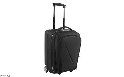 Semi-rigid front cargo travel bag