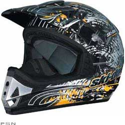 Snowcross blotch helmet