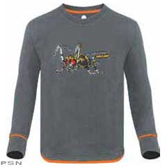 Teen robot long sleeve t-shirt