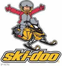 Ski-doo kid decal