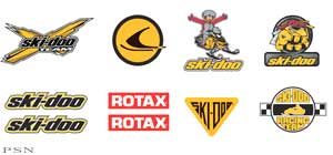 Various ski-doo decals