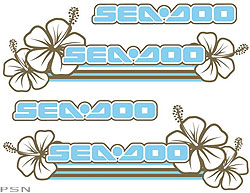 Sea - doo flower decal