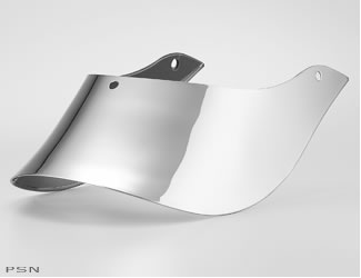 Chrome rear fender extension