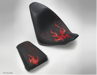 Custom seats - flame design