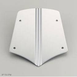 Neo-retro tall chrome backrest trim