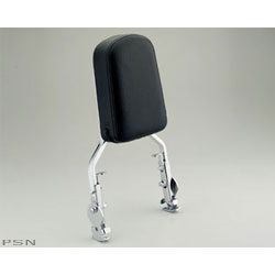 Adjustable chrome backrest