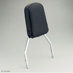 Tall chrome backrest