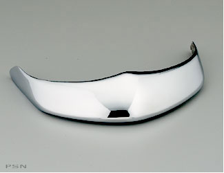 Chrome front fender tip