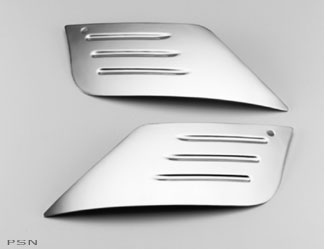 Chrome rear fender trim