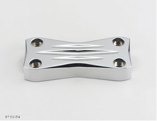 Billet handlebar clamp - fluted