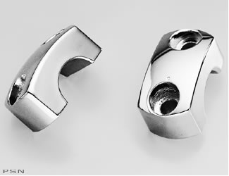 Chrome handlebar clamps
