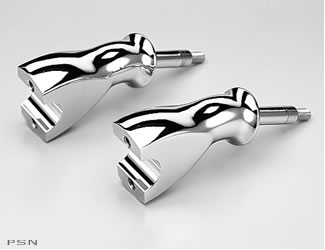 Chrome handlebar risers