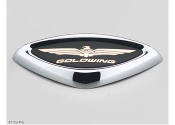 Chrome front fender emblem