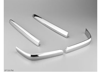 Chrome saddlebag molding kit