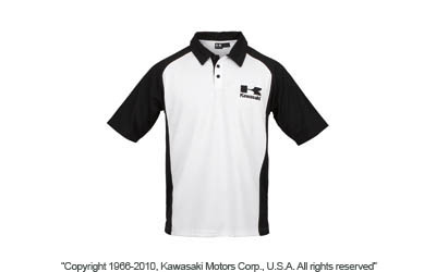 Contrast sleeve moisture wicking polo