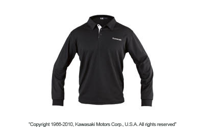 Long sleeve moisture wicking polo