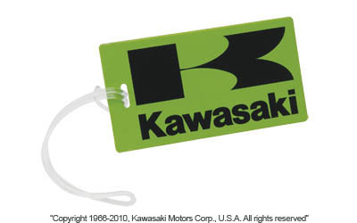 Kawasaki luggage tag