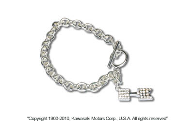 Rhinestone "k" bracelet