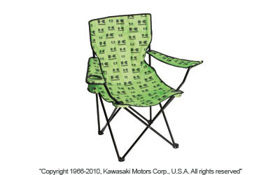 Stacked logo outdoor chair