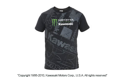 Monster energy® kawasaki profile t-shirt