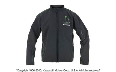 Monster energy® kawasaki softshell jacket