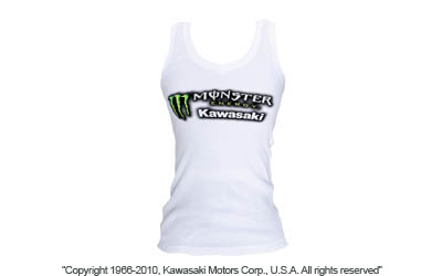 Women's monster energy® kawasaki spray paint v-neck tank