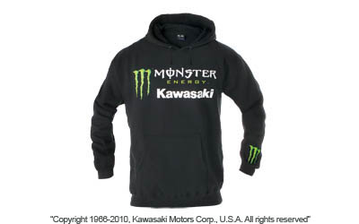 Youth monster energy® kawasaki hooded sweatshirt