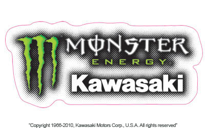 Monster energy® kawasaki sticker