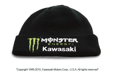 Monster energy® kawasaki cuffed beanie