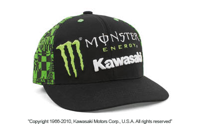 Monster energy® kawasaki geo cap